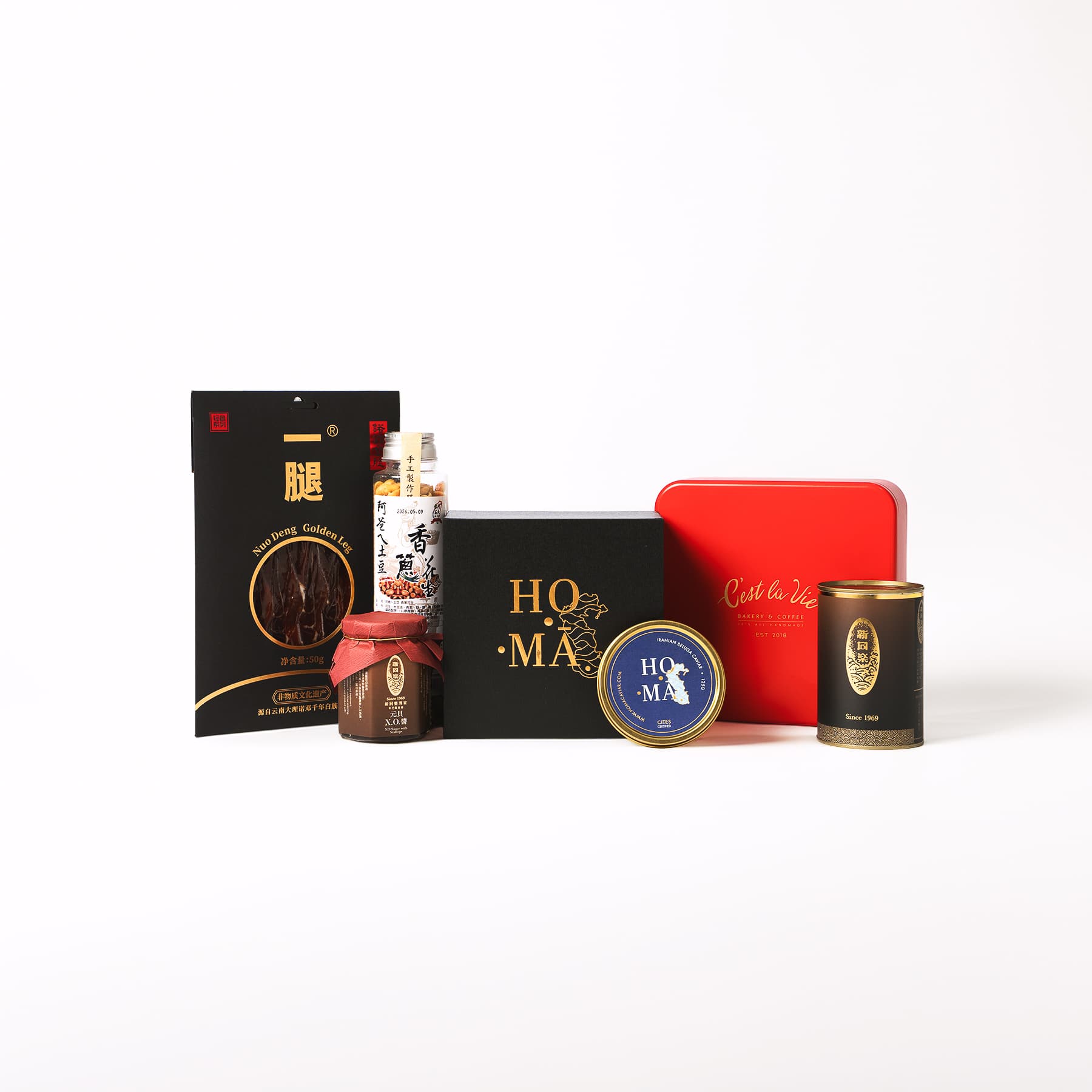 HOMĀ Chinese New Year 2026 caviar hamper gift set